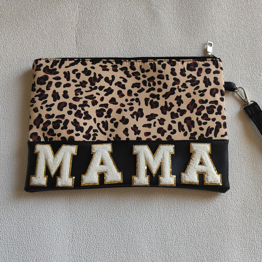 Leopard Print Clutch Bag