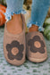 Fuzzy Flower Pattern Homewear Slippers