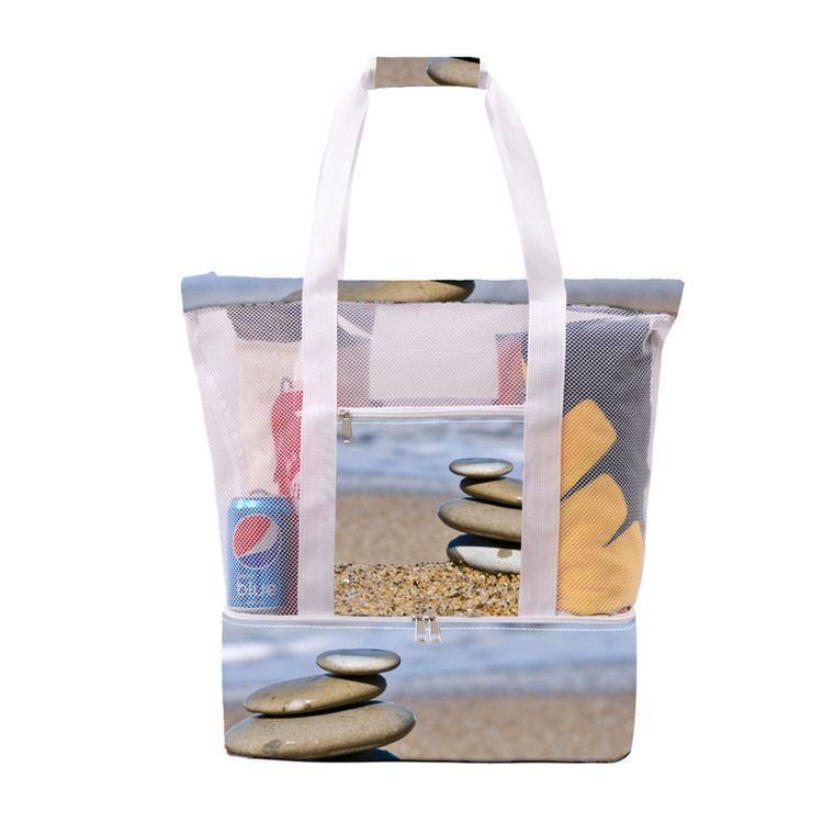 Outdoor Portable Mesh Picnic Beach Bag-31